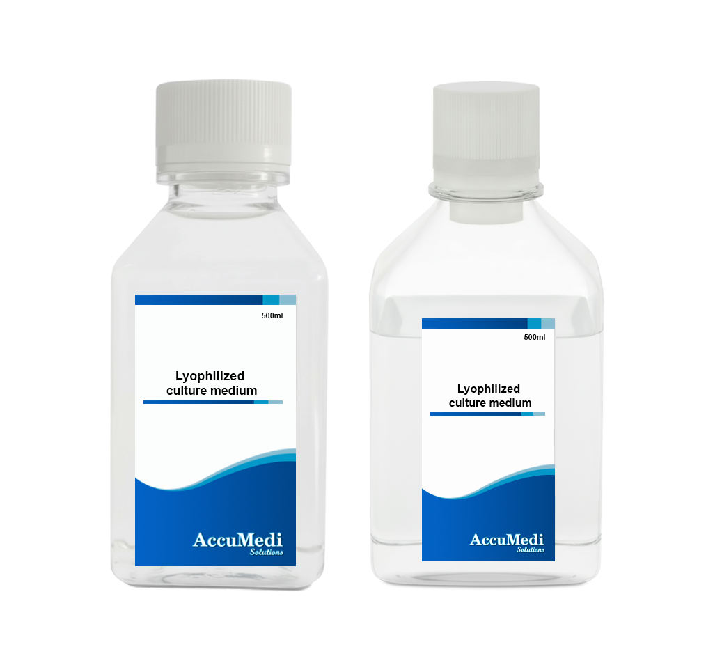 Lyophilized Powder Complete Culture Medium packed with Patent and Cap